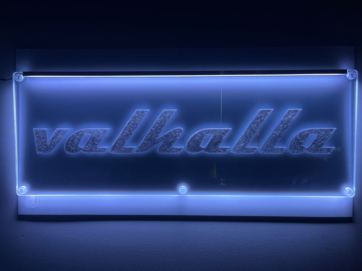 Boat Name LED Wall Sign - Transparent