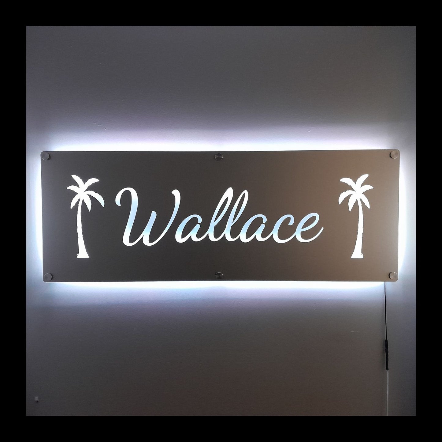 Boat Name LED Wall Sign