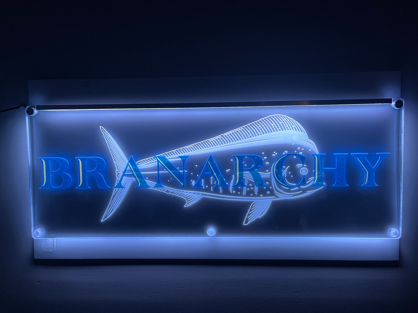 Boat Name LED Wall Sign - Transparent